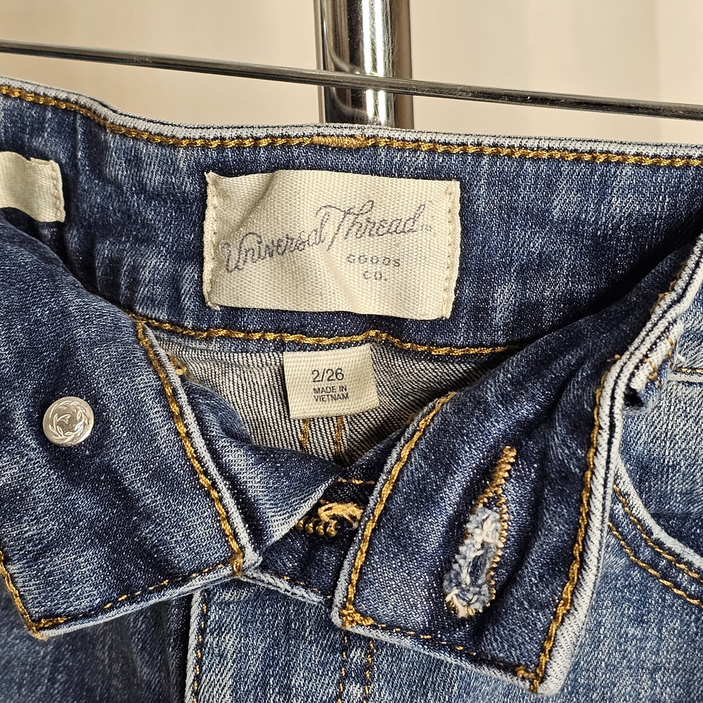 Universal Thread Ripped Blue Jean Shorts - Picture 3 of 3